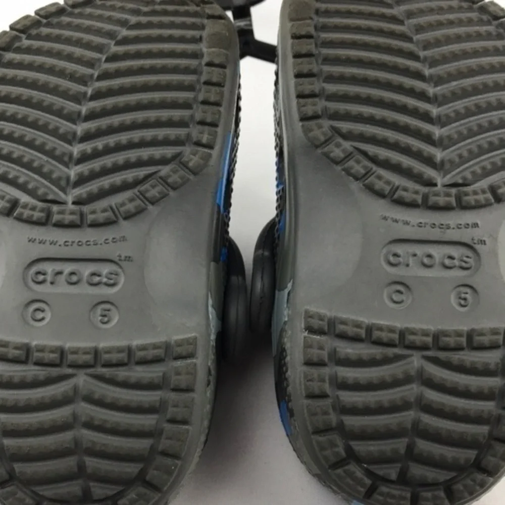 Crocs - Baya, blue camo. Size: C5. Size Chart in pics. NWT Firm! No offers!